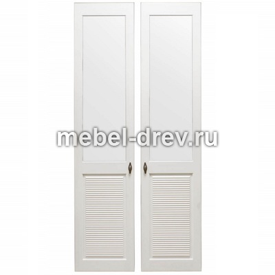 Комплект дверей к стеллажу Рауна-20 белый воск
