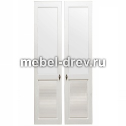 Комплект дверей к стеллажу Рауна-20 белый воск
