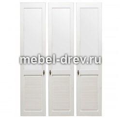 Комплект дверей к стеллажу Рауна-30 белый воск