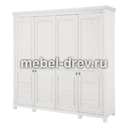 Шкаф для одежды Рауна-40 белый воск