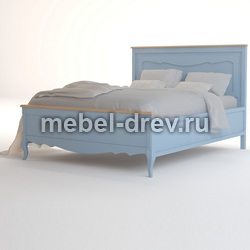 Кровать двуспальная Leontina blue (Леонтина блю) ST9341/B