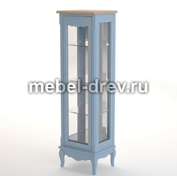 Шкаф-витрина Leontina blue (Леонтина блю) ST9319R/B